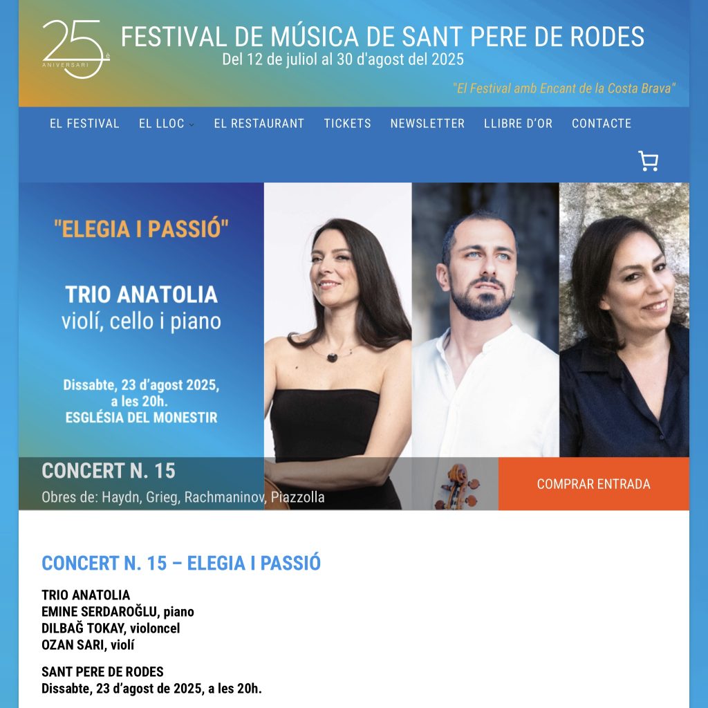 Trio Anatolia-Spain Concert